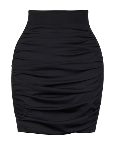 Mini Ruched Skirty - Black