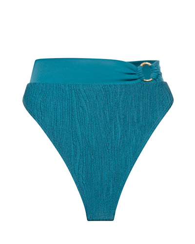 Brazilian Ring Kini Bottom - Wavy Oceana