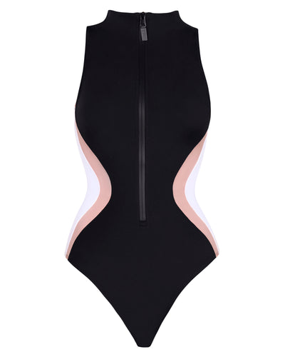 Sleeveless Surfy - Contour Black/Rose/White