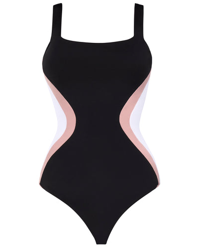 Squarey - Contour Black/Rose/White
