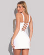 Mini Wrap Skirty - White