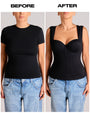 Bombshell Sleeveless Top - Black