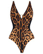 Plungey Triangle - Contour Symmetric Leopard/Black