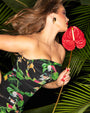 Sweetie Mesh Column Dress - Toucan