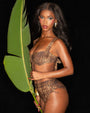 Cinchy Bikini Bottom - Spotted Leopard
