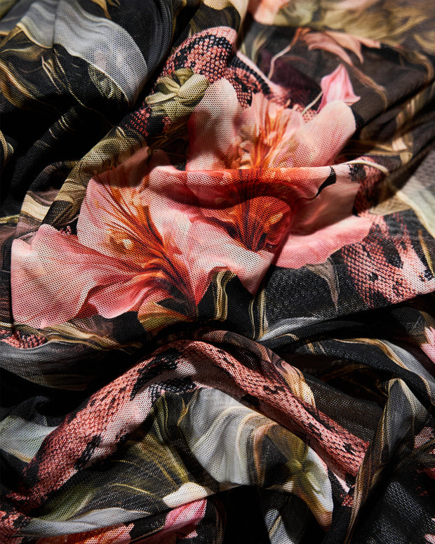 Bombshell Maxi Dress - Midnight Peony