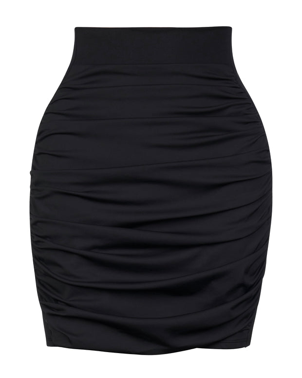 Mini Ruched Skirty - Black