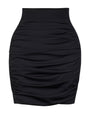 Mini Ruched Skirty - Black