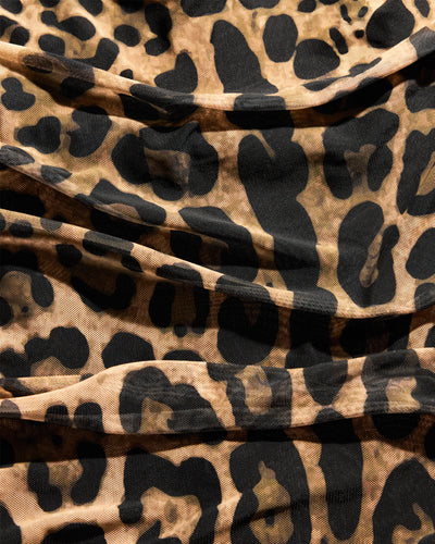 Sweetie Mermaid Dress - Symmetric Leopard