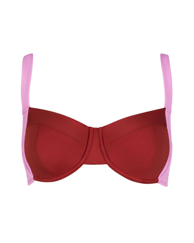 Lifty Bikini Top - Copper/Lilac