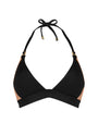 Triangle Bikini Top - Black/Tawny