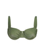 Sweetie Bikini Top - Martini Olive Shine