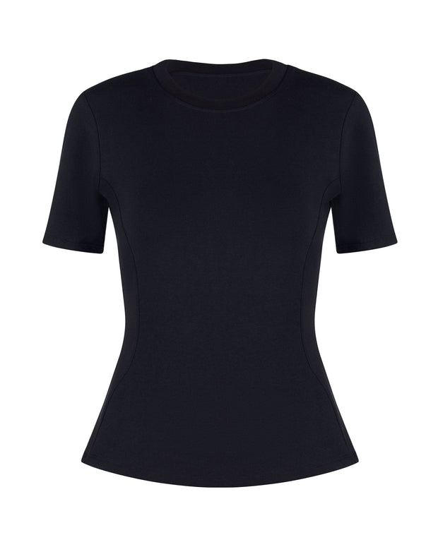 Sculpty Short Sleeve Tee - Black