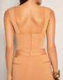 Belted Wide Leg Ponte Pant - Camel
