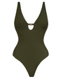 Brazilian Plungey Keyhole - Fern Green
