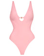 Brazilian Plungey Keyhole - Flamingo Pink