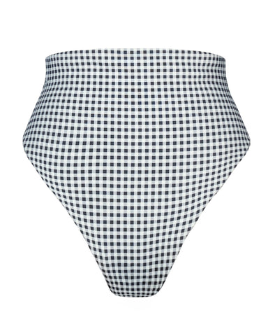 Back view of Brazilian Smoothing Kini Bottom - Gingham