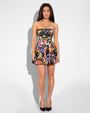 Squarey Convertible Bubble Dress - Forest Dream