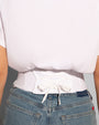 Corset Blousey Tee - White