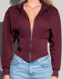 Corsety Hoodie - Dark Cherry