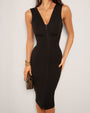 Corsety Off Shoulder Pencil Dress - Black