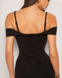 Corsety Off Shoulder Pencil Dress - Black
