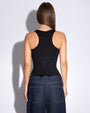 Corsety Scoop Neck Tank - Black