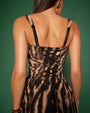 Goddessy Maxi Dress - Golden Zebra