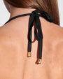 Triangle Bikini Top - Black/Tawny