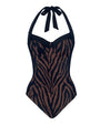 Outline image of Halter Lifty - Contour Mocha Zebra/Black