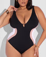 Plungey Triangle - Contour Black/Rose/White