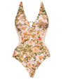 Plungey Triangle - Contour Rose Leopard/Peach Blush