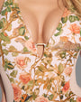 Plungey Triangle - Contour Rose Leopard/Peach Blush