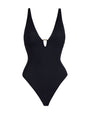 Plungey Triangle Thong - Black