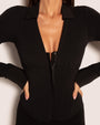 Shirty Long Sleeve Top - Black