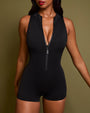Sleeveless Surfy Shortie - Black