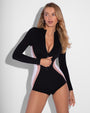 Surfy Boy Shortie - Contour Black/Rose/White