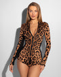 Contour Symmetric Leopard / Black