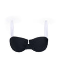 Outline image of Sweetie Bikini Tie Back Underwire Top - Black/White