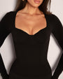 Sweetie Long Sleeve Top - Black