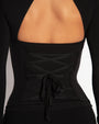 Sweetie Long Sleeve Top - Black