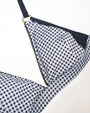 Triangle Bikini Top - Gingham