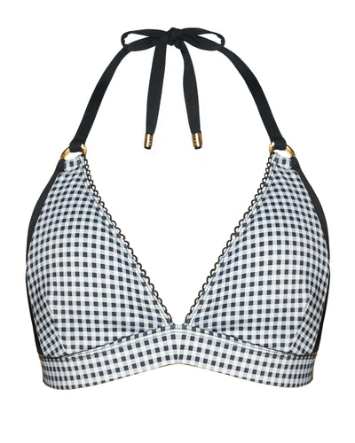 Triangle Bikini Top - Gingham
