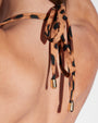 Triangle Bikini Top - Symmetric Leopard