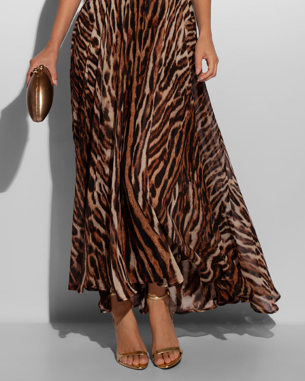 Vixen Corset Maxi Dress - Pilates Cat