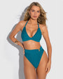 Triangle Bikini Top - Wavy Oceana