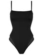Squarey Thin Strap - Black