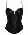 Outline image of Corset Top - Lace Black
