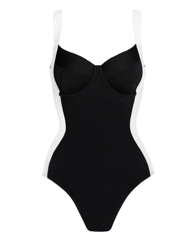 Outline image of Lifty - Contour Crinkle Black/White