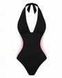 Outline image of Halter Plungey - Contour Black/Rose/White